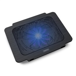OMEGA LAPTOP COOLER PAD PODKŁADKA CHŁODZĄCA BREEZE BLACK 14CM FAN USB PORT [42151] TE