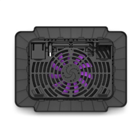 OMEGA LAPTOP COOLER PAD PODKŁADKA CHŁODZĄCA BREEZE BLACK 14CM FAN USB PORT [42151] TE