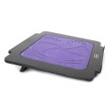 OMEGA LAPTOP COOLER PAD PODKŁADKA CHŁODZĄCA BREEZE PURPLE 14CM FAN USB PORT 42615 TE