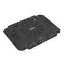 OMEGA LAPTOP COOLER PAD PODKŁADKA CHŁODZĄCA ICE BOX BLACK 14CM FAN USB PORT [41903] TE