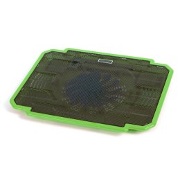 OMEGA LAPTOP COOLER PAD PODKŁADKA CHŁODZĄCA ICE BOX GREEN 14CM FAN USB [41905] TE