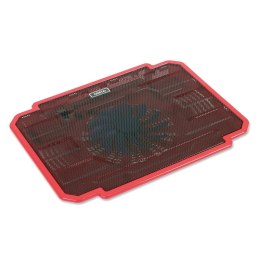 OMEGA LAPTOP COOLER PAD PODKŁADKA CHŁODZĄCA ICE BOX RED 14CM FAN USB PORT [41907] TE