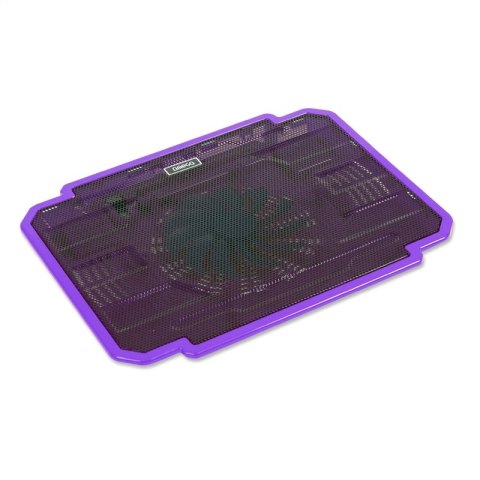 OMEGA LAPTOP COOLER PAD PODKŁADKA CHŁODZĄCA ICE BOX VIOLET 14CM FAN USB PORT [41906] TE