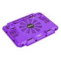 OMEGA LAPTOP COOLER PAD PODKŁADKA CHŁODZĄCA ICE BOX VIOLET 14CM FAN USB PORT [41906] TE