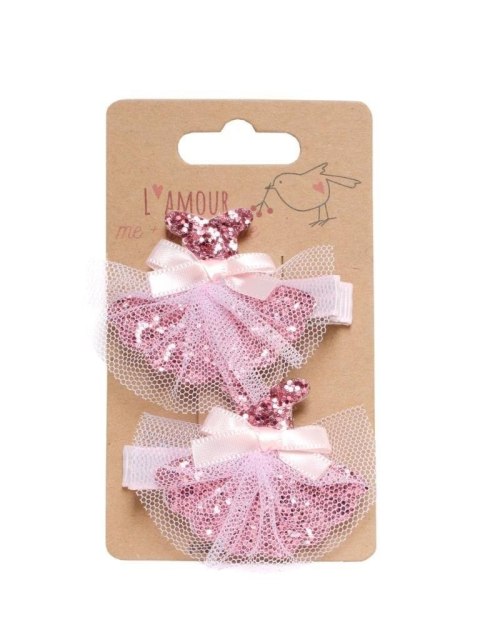 Klipsy z sukienką księżniczki