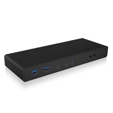 ICY BOX IB-DK2245AC Czarny USB-C