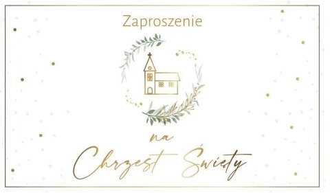 Zaproszenie Chrzest (10szt)