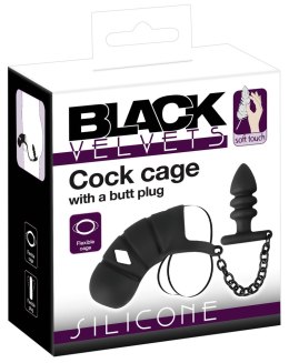 COCK CAGE WITH BUTT PLUG 14-3530