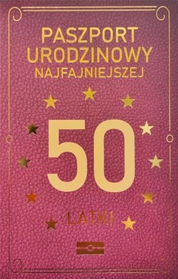 Karnet Urodzinowy 50