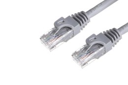 BC A-LAN PATCHCORD RJ45 OSŁONKA ZAL.KAT.5e UTP 1M SZARY