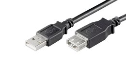 KABEL USB 2.0 GOOBAY PRZEDŁUŻACZ AM/AF 1.8M USB 2.0 CZARNY
