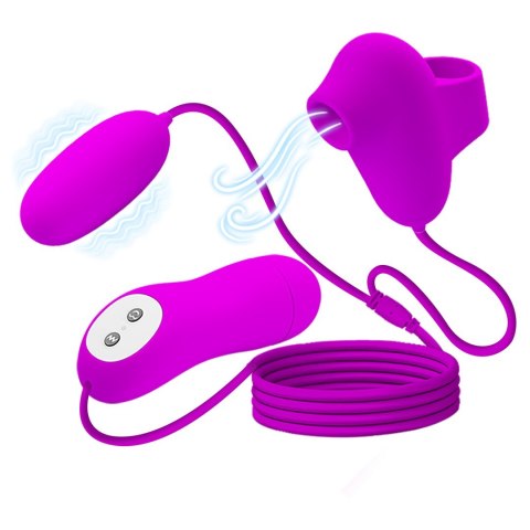 WIBRATOR PRETTY LOVE SUCTION & VIBROBULLETS 05-1411