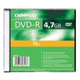 OMEGA DVD-R 4,7GB 16X SLIM CASE*10 [56818]