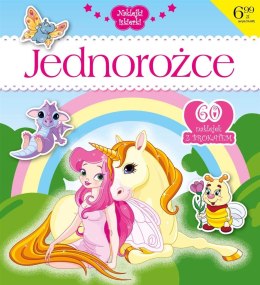 Naklejki iskierki z brokatem. Jednorożce