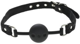 KNEBEL BLACK SILICONE BALL GAG 32-0137