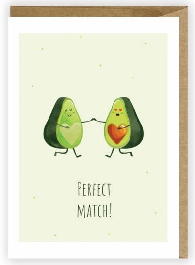 Kartka okolicznościowa Awokado, eko koperta K035