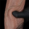 DILDO 11'' DUAL LAYERED SILICONE COCK XXL 24-0440