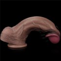 DILDO 13'' DUAL LAYERED SILICONE COCK XXL 24-0439