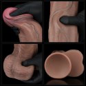 DILDO 13'' DUAL LAYERED SILICONE COCK XXL 24-0439