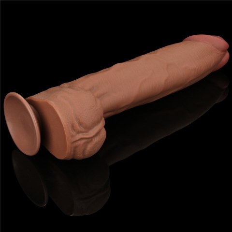 DILDO 14'' KING SIZED SLIDING SKIN DUAL LAYER DONG 24-0388