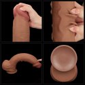 DILDO 14'' KING SIZED SLIDING SKIN DUAL LAYER DONG 24-0388