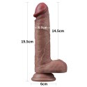 DILDO 7.5'' DUAL LAYERED SILICONE COCK 24-0390