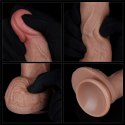 DILDO 7'' DUAL LAYERED SILICONE COCK 24-0389