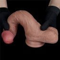 DILDO 8.5'' DUAL LAYERED SILICONE COCK 24-0394