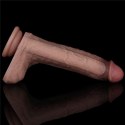 DILDO 8.5'' DUAL LAYERED SILICONE COCK 24-0394