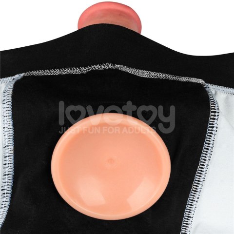 CHIC STRAP-ON SHORTS (28 - 31 CALI W PASIE) NIEBIESKI 24-0400