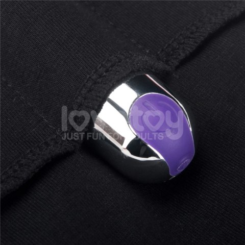 CHIC STRAP-ON SHORTS (28 - 31 CALI W PASIE) NIEBIESKI 24-0400