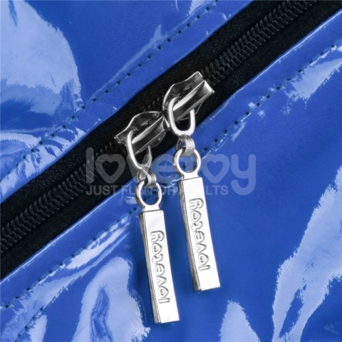 CHIC STRAP-ON SHORTS (28 - 31 CALI W PASIE) NIEBIESKI 24-0400