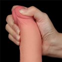 DILDO 8.5'' SLIDING SKIN DUAL LAYER DONG 24-0407