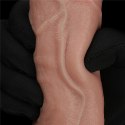 DILDO 9'' DUAL LAYERED SILICONE COCK 24-0395