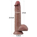 DILDO 9'' DUAL LAYERED SILICONE COCK 24-0395