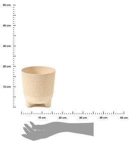 Donica Harmony ECO wood piaskowy 16xh18 cm