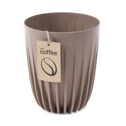 Donica Stripped ECO coffee latte 19xh23 cm