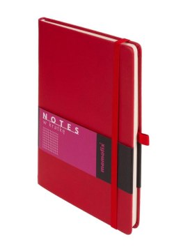 Notes Memofix A5 kratka czerwony