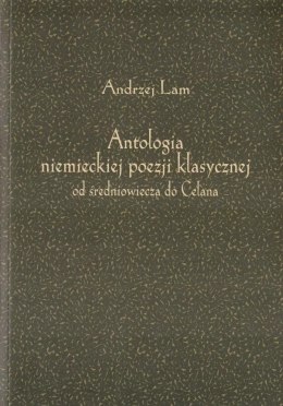 Antologia niemieckiej poezji klasycznej w.2