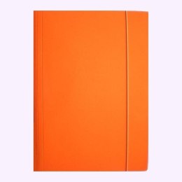 Teczka A4 z gumką błyszcząca pomarańczowa