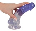 CLEAR DILDO WITH BALLS 14-2861