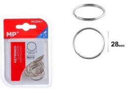 Metalowe kółka do kluczy 28mm 10szt