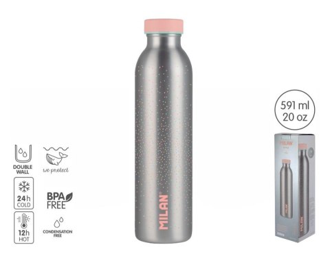 Butelka termiczna 591ml Silver MILAN