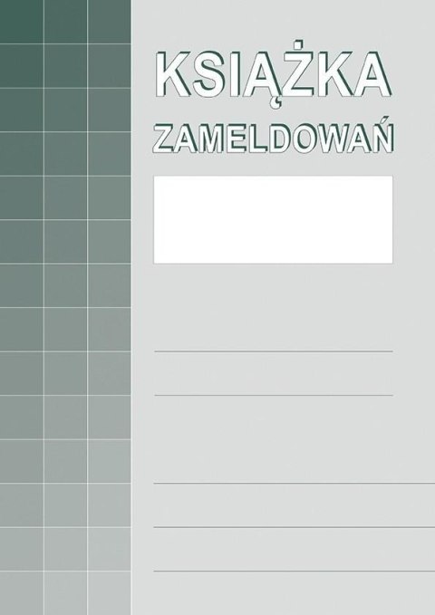 Książka zameldowań 830-1