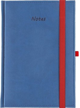 Notes A5 kratka Vivella z gumką granatowy