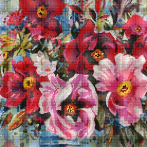 Diamentowa mozaika - Wiosenna piękność 40x40cm