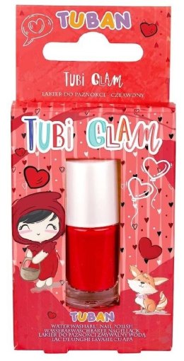 Lakier Tubi Glam czerwony TUBAN
