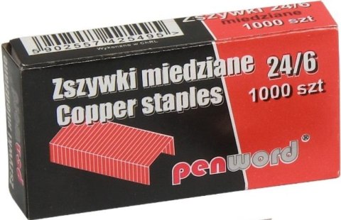 Zszywki miedziane (10x1000szt)