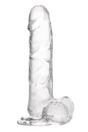 JELLY DILDO TRANSPARENT L 37-0016