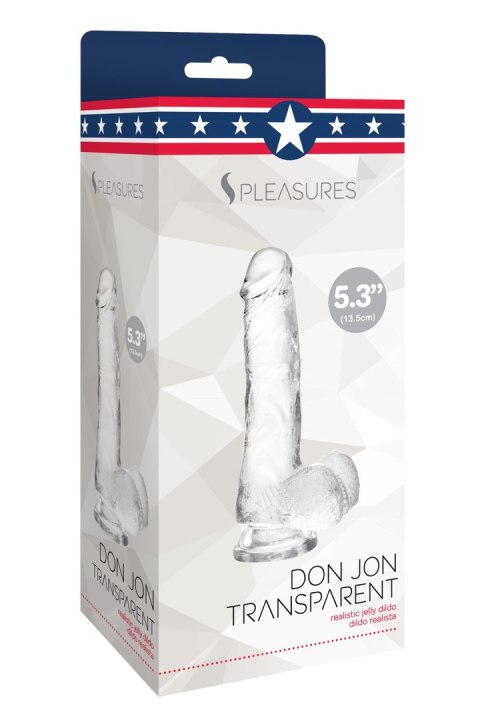 JELLY DILDO TRANSPARENT S 37-0014